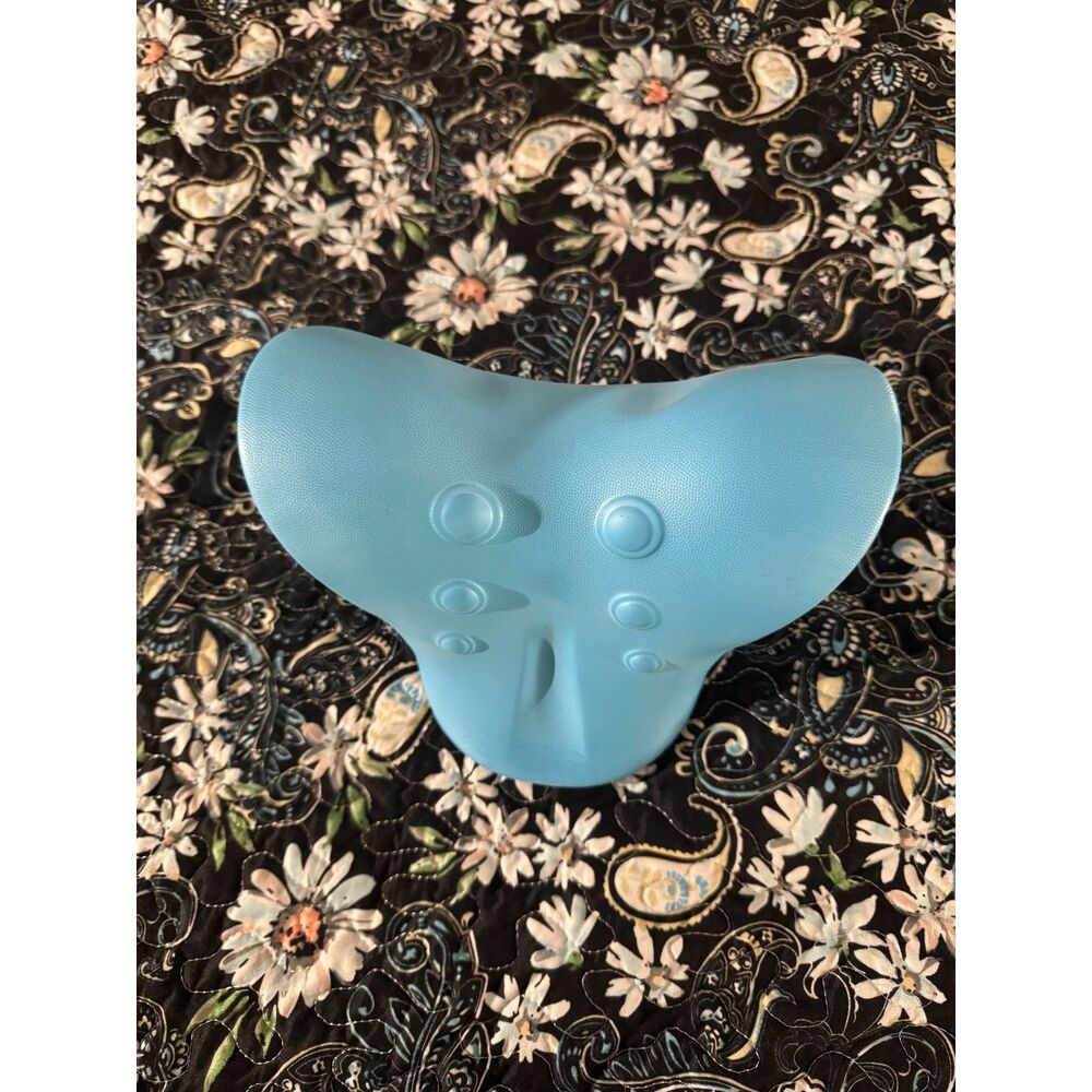 Cervical Neck and Shoulder Relaxer – Blue Foam Traction Stretcher Pillow
